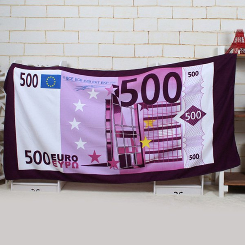 Плажна кърпа декор 500 Евро