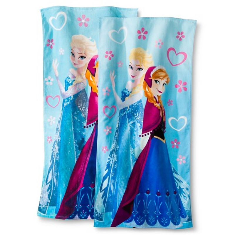 Плажна хавлиена кърпа "Frozen" – студено и красиво за летни дни