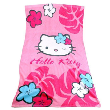 Плажна хавлиена кърпа Hello Kitty – сладка и весела за плажни моменти