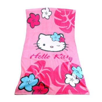 Плажна хавлиена кърпа Hello Kitty – сладка и весела за плажни моменти