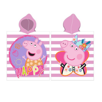 Плажно пончо Peppa Pig Happy – практично и забавно пончо за плажни приключения