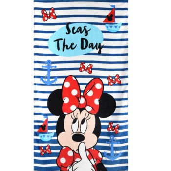 Детска плажна кърпа Mini Mouse от 100% памук