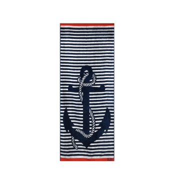 Плажна кърпа Navy от 100% памук