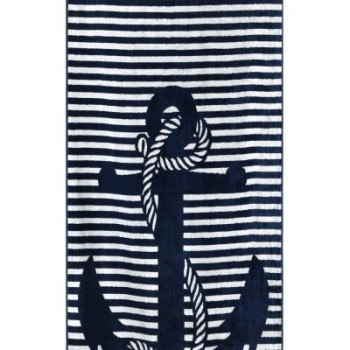 Плажна кърпа Navy от 100% памук