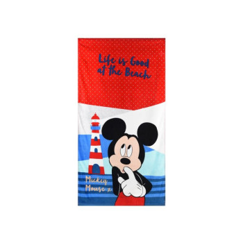 Детска плажна кърпа Mickey on the beach от 100% памук