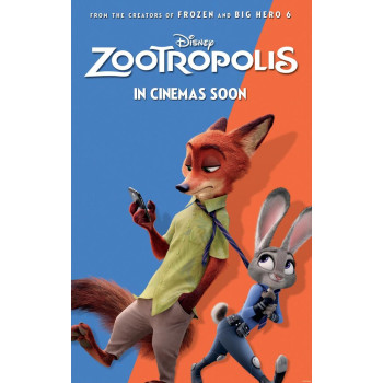 Плажна хавлиена кърпа с мотив ZOOTROPOLIS