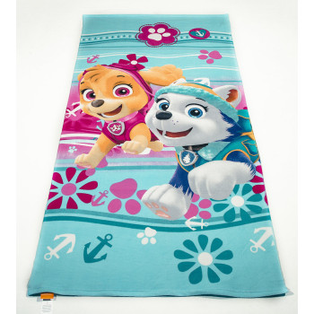 Плажна хавлия с аква тонове от Paw Patrol