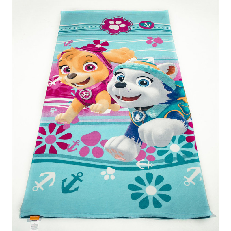 Плажна хавлия с аква тонове от Paw Patrol