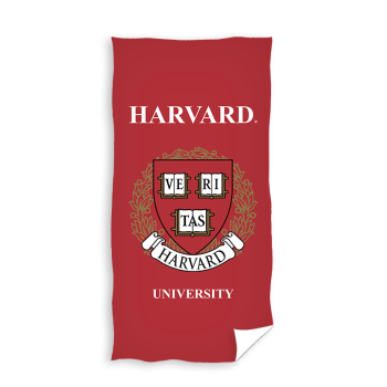 Плажна кърпа с надпис Harvard