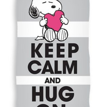 Плажна кърпа Snoopy с прегръдка