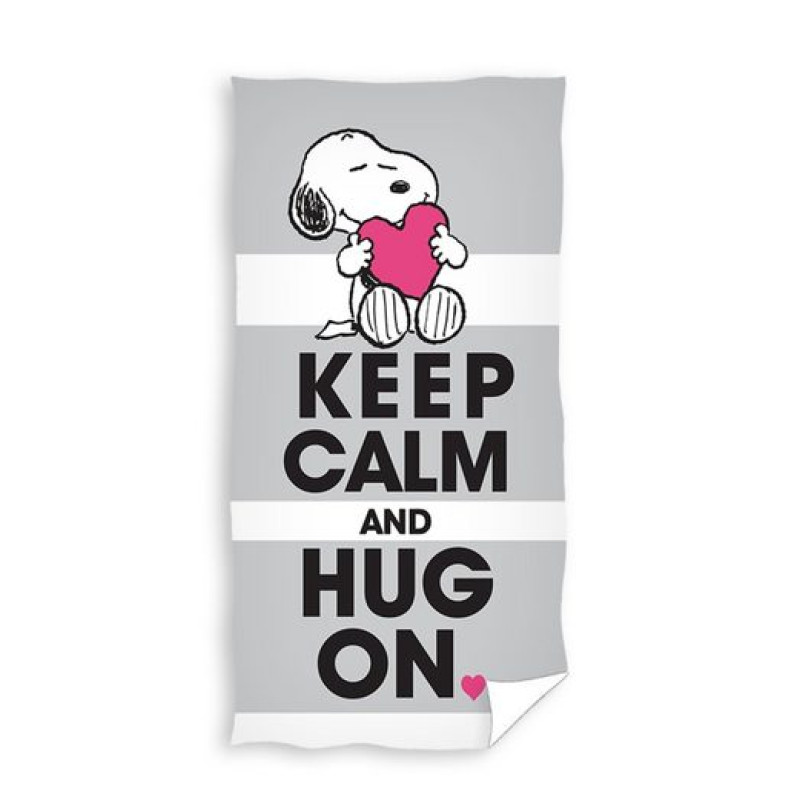 Плажна кърпа Snoopy с прегръдка