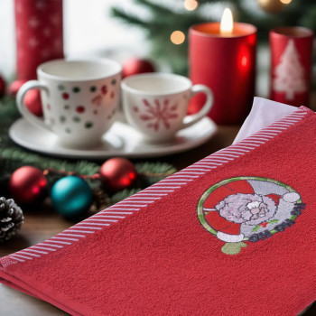 Декоративна празнична кърпа Santa Claus