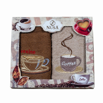 Комплект от две кухненски кърпи Coffee