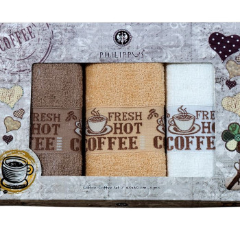 Комплект от три кухненски кърпи HotCoffee