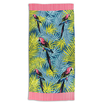 Кърпа за плаж с папагали Parrot
