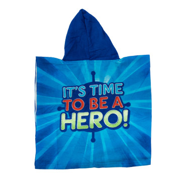 Плажно пончо за деца от филмчето PJ Masks