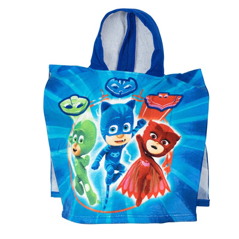 Плажно пончо за деца от филмчето PJ Masks