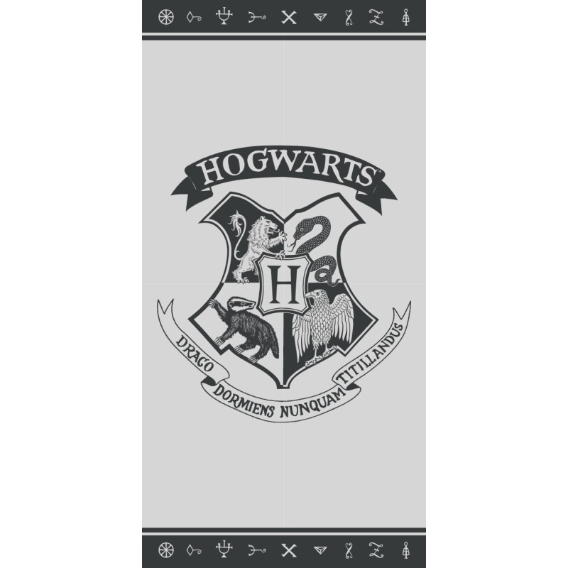 Плажна кърпа от памук замъка на Хари Потър Hogwarts