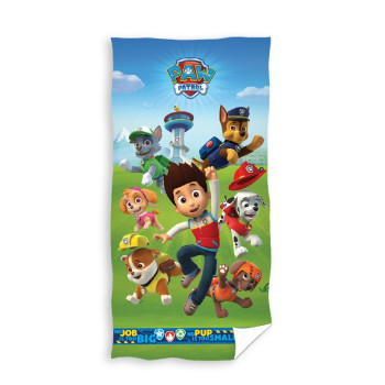 Детска плажна кърпа от памук Paw Patrol Always Ryder
