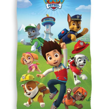 Детска плажна кърпа от памук Paw Patrol Always Ryder
