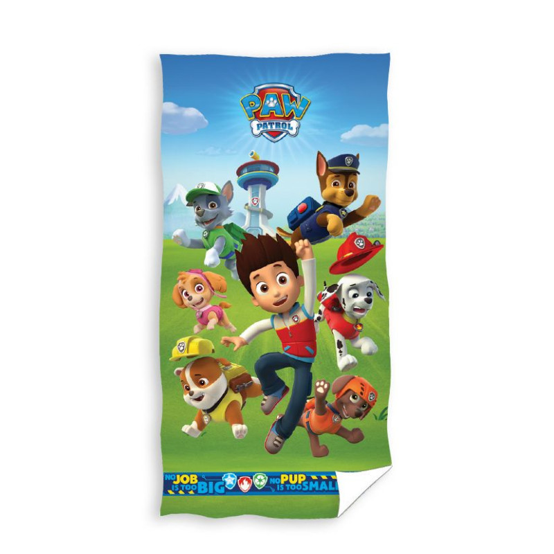 Детска плажна кърпа от памук Paw Patrol Always Ryder
