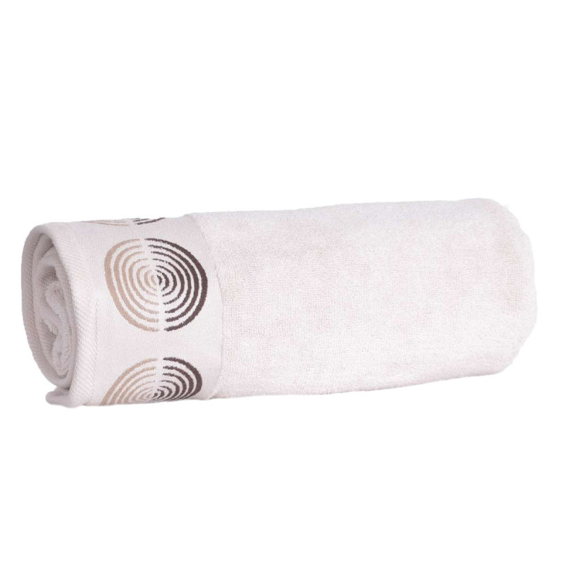 Екрю хавлиена кърпа за тяло Twist – 70x140 см