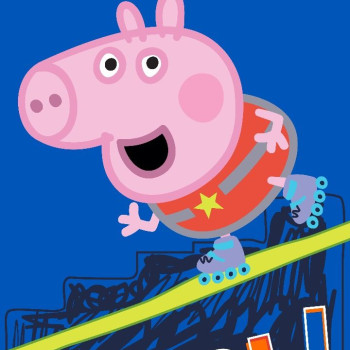 Детска хавлиена кърпа от света на Peppa Pig, 30x50