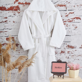 Хавлиен халат Unisex White — класика в бяло