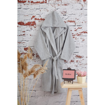 Хавлиен халат Unisex Grey — елегантно сиво излъчване