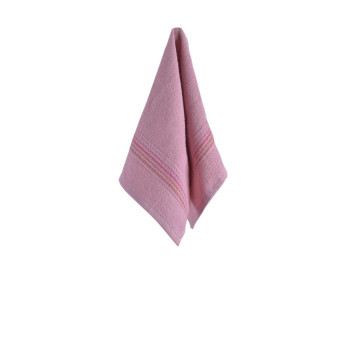 Ellegance хавлиена кърпа в розово 30x50  