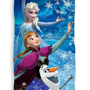 Памучна плажна кърпа с мотив Frozen