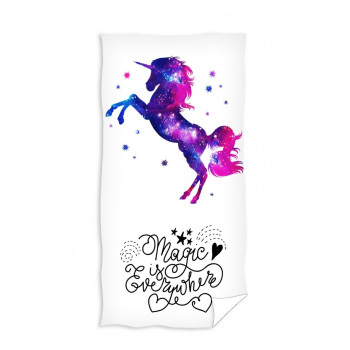 Плажна памучна кърпа с мотив Unicorn