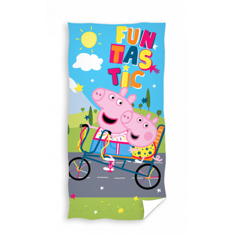 Памучна плажна кърпа Peppa Pig Funtastic