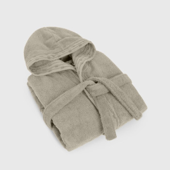 Екологичен халат за баня от рециклиран памук Тeya Grey S/M 