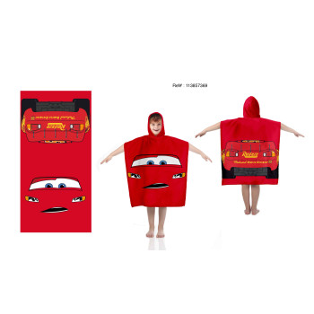 Плажно пончо за деца декорация Cars