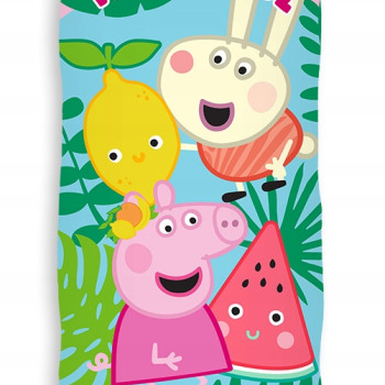 Памучна плажна кърпа за деца Peppa and Friends