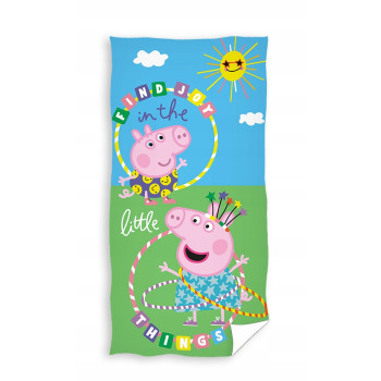 Памучна плажна кърпа за деца Peppa Joy