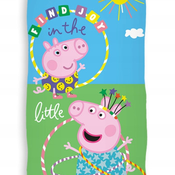 Памучна плажна кърпа за деца Peppa Joy