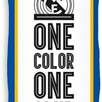 Футболна плажна кърпа Real Madrid One, памучна, 70x140 см