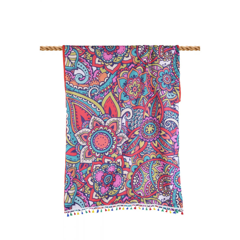 Плажна хавлиена кърпа Mandala 100x170 см