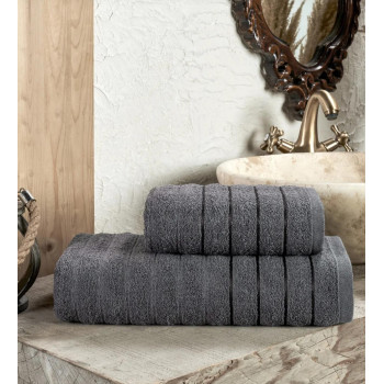 Комплект от две кърпи Grey line – 50x90 и 70x140 см
