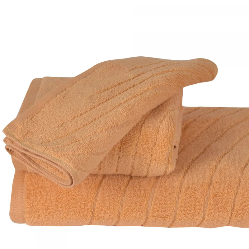 Оранжева хавлиена кърпа от памук Ray 50x80 см