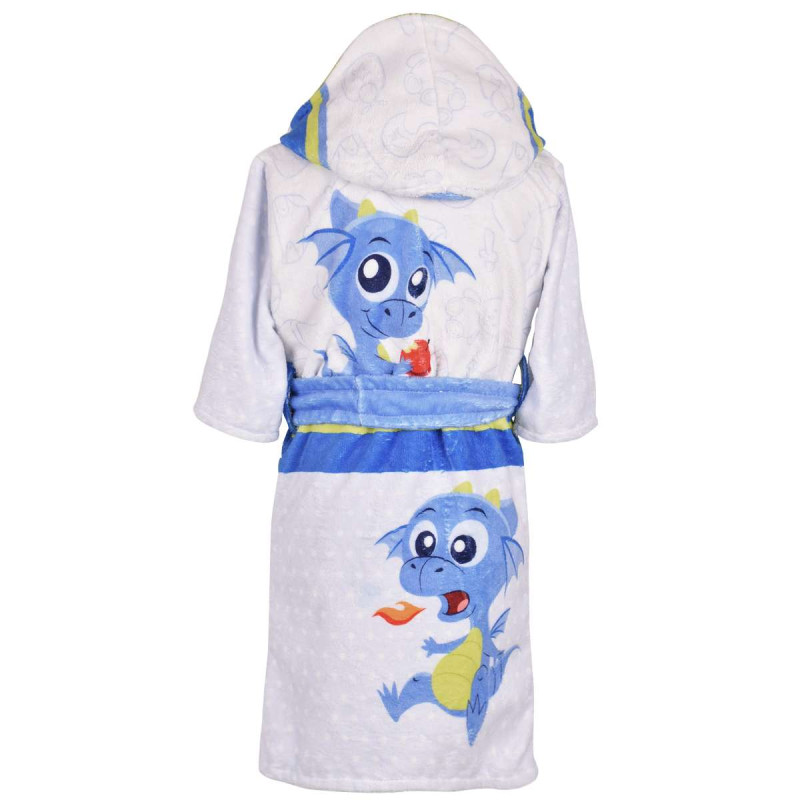 Памучен детски халат с Little Drago  M