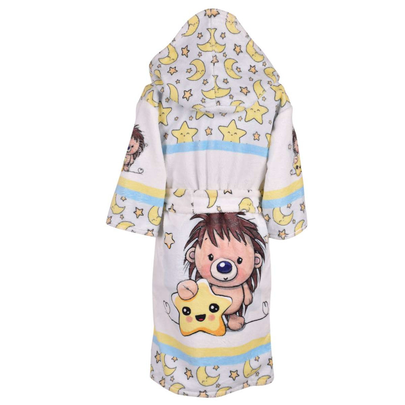 Памучен детски халат с малко лъвче S