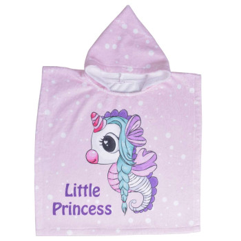 Красиво пончо за момичета Little Princess, размер L