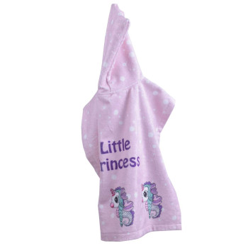 Красиво пончо за момичета Little Princess, размер L