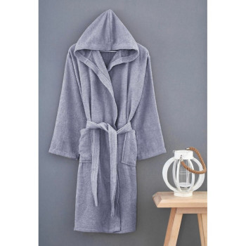 Хавлиен халат сив XXXL гигант