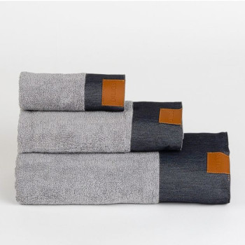 Функционална хавлиена кърпа Denim 50x80 в неутрално сиво