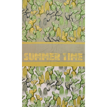 Плажна кърпа Summer Time от памук – усещане за безгрижие и слънце
