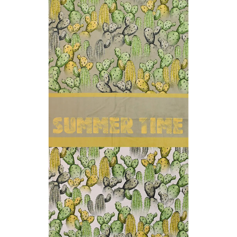 Плажна кърпа Summer Time от памук – усещане за безгрижие и слънце